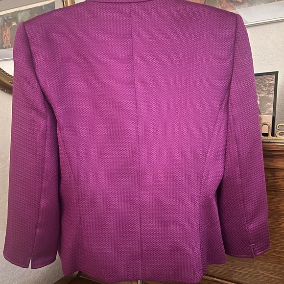 Women's Purple Blazer - Picture 3 of 7